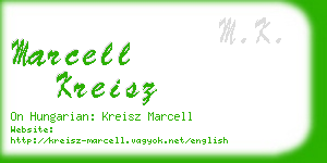 marcell kreisz business card